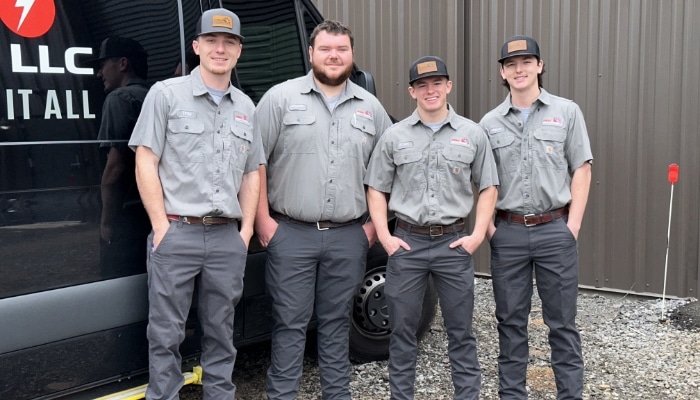 Pro Services Standing By Van Pro Services Standing By Van